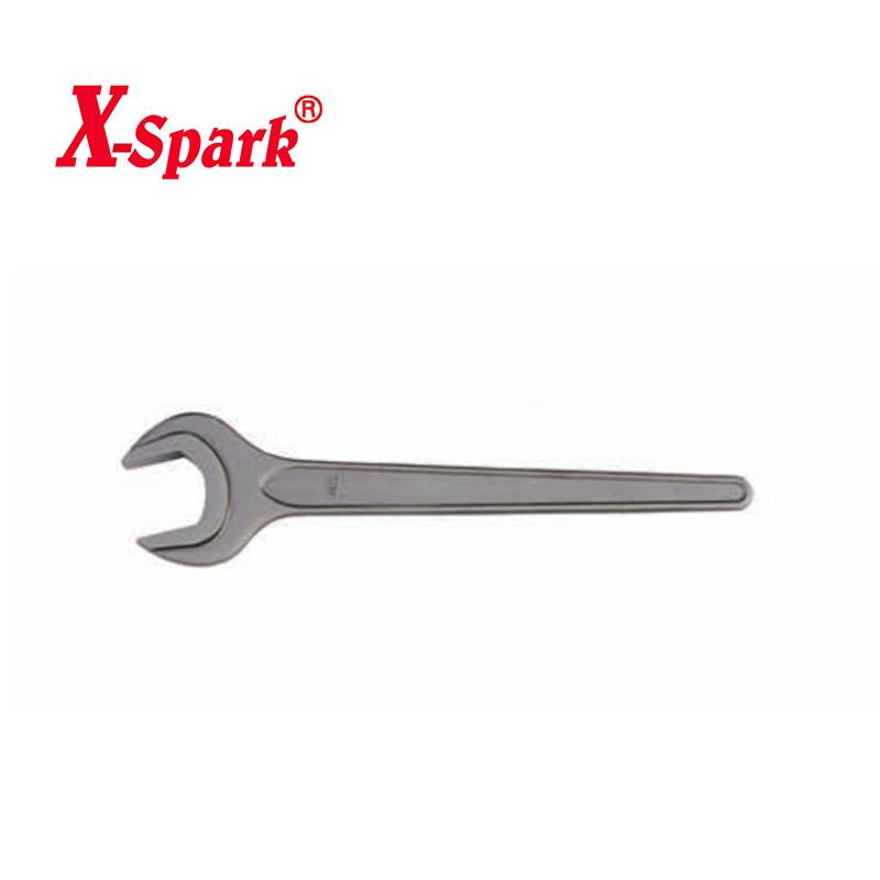 X-Spark Steel Hand Tools German DIN Standard Is Adopted Wrench Single Open End (Black,BLACK EPOXY&Open End Wrench&24mm) чёрный