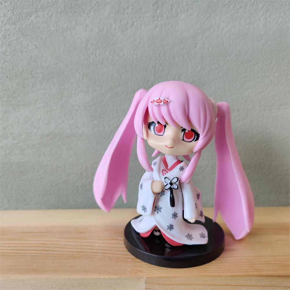 7cm 7style Random Hatsune Miku Virtual Singer Anime Action Figure 3D PVC Model Character Cosplay Accessories Cute Lovely Kids