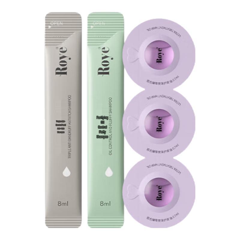 

Roye Шампунь против перхоти и для контроля жирности с пробным набором масла для волос