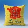 Tour De France Bike Bicycle Cushion Cover For Room Bedroom Sofa Square Office Decorative Pillowcase Soft Throw Pillows Gift