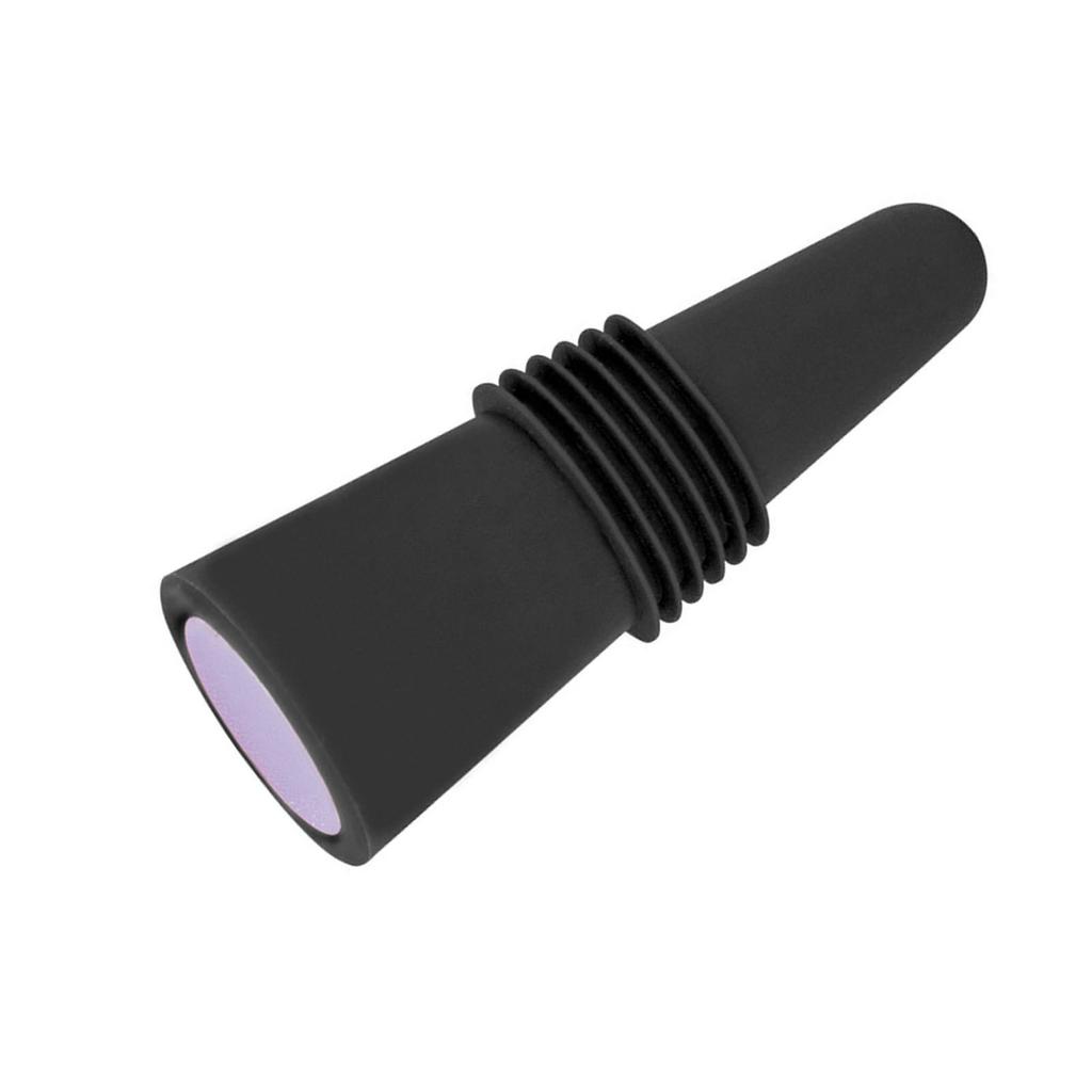 Rolha de Garrafa de Vinho Silicone de Grau Alimentício Aço Inoxidável 6,1x2,35cm Decorativa Prática Reutilizável