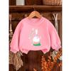 European sizes Cute Printed Pattern 0-3 Years Kids' Comfortable Spring Lightweight Round Neck Sweatshirt with Cartoon Goose Design
