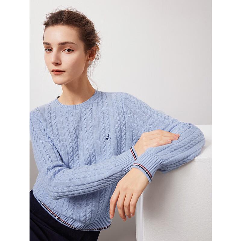 

Naviker Women s Pure Wool Round Neck Sweater XL