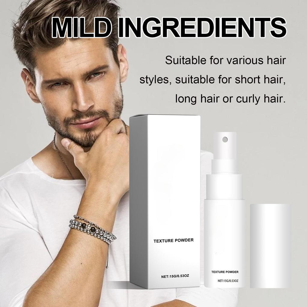 15g Hair Texture Powder Curly Hair Fluffy Styling Smooth Frizz Natural Shine Lasting Without Greasy