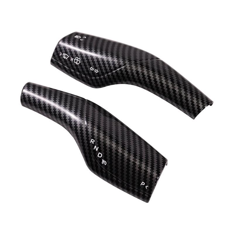 For Tesla Model 3/Y 2024 2024 2024 2020 Steering Wheel Steering Lever Wiper Protective Cover Decoration Interior Remodel Patchs