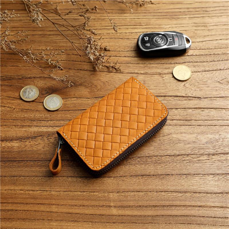 Weipelu Retro Crazy Horse Leather Key Case