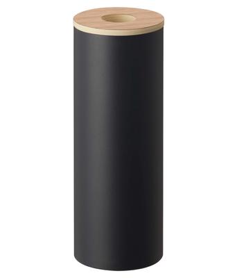 Yamazaki Jitsugyo Porta-Lenços Tipo Garrafa L Marrom Aprox.. L9,2 x P9,2 x A23,8cm RIN Utilize Eficazmente o Espaço Garrafa Vertical para Lenços 5981
