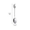 New Vintage Coffee Spoon Tableware Elegant Soup Spoon Metal Teaspoon Decorative Stirring Spoons