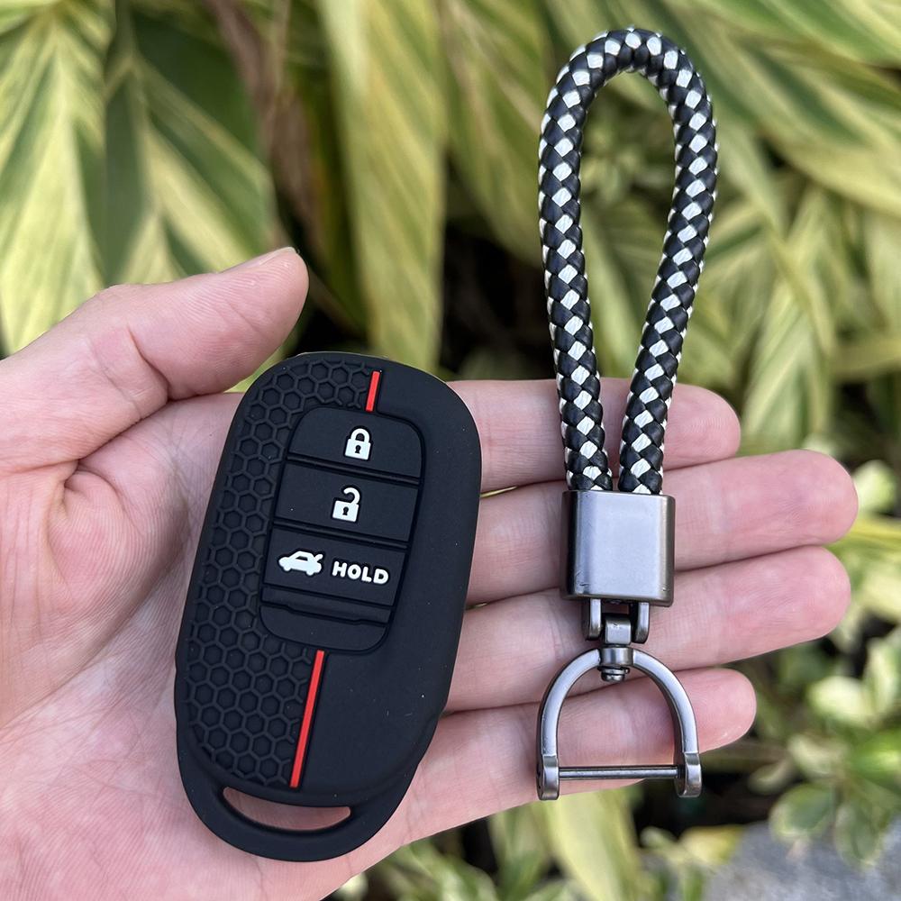 Silicone Car Key Case Soft Remote Cover Protector for HONDA CIVIC 11th Gen VE-1 Accord 2021 2022 Accord Vezel Pilot Freed CRV