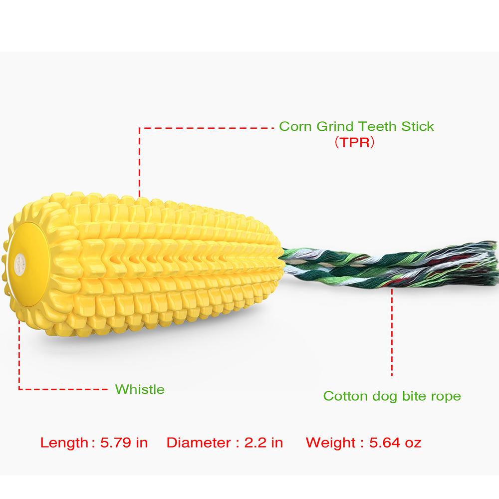 Toothbrush Chawing Dog Toys Indestructible Squark Aggressive Chewers Pet Plaything Soft Rubber Clean Pet Tooth Toy for Big Dog