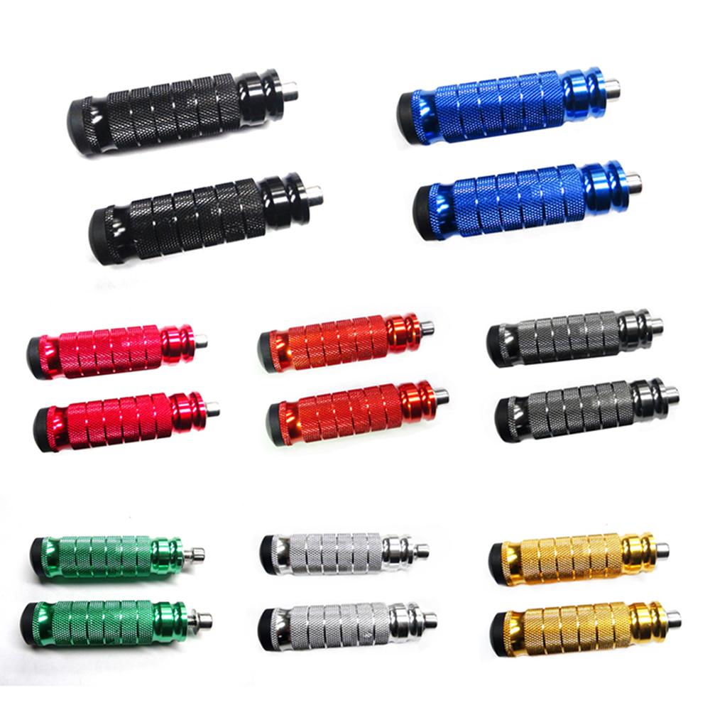 2 Teile/satz Universal CNC Aluminium Motorrad Fußrastenanlage Fußstützen Fußrasten Fußrasten Pedal Für Yamaha Für KTM Fit Motorrad