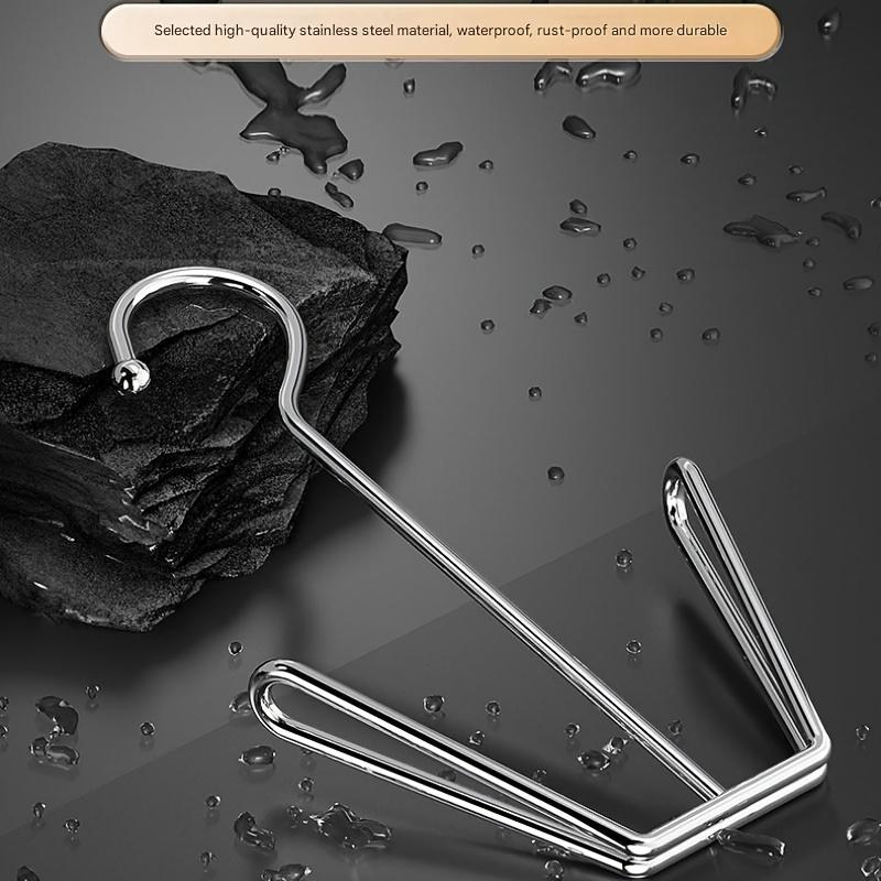 3pcs Stainless Steel U Shaped Shoe Drying Rack Windproof,Quick Dry,Space Saving Wall Mounted Hooks for Outdoor/Indoor Use,Vertical Drying Ventilation,