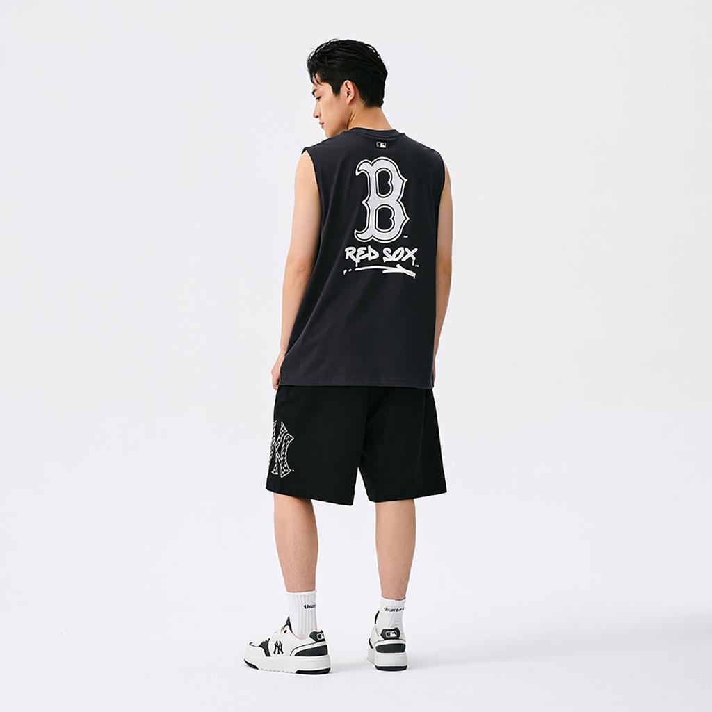 New MLB Boston Red Sox Basic Collection SS25 Tank Top Unisex Charcoal Gray 3ATOB0253-43CGS