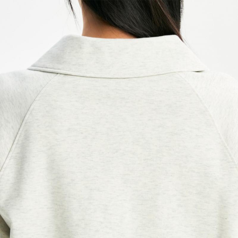 New Balance Women S Signature Semi Crop Half Zip Up SweatShirt Nbnce1w212 Ac