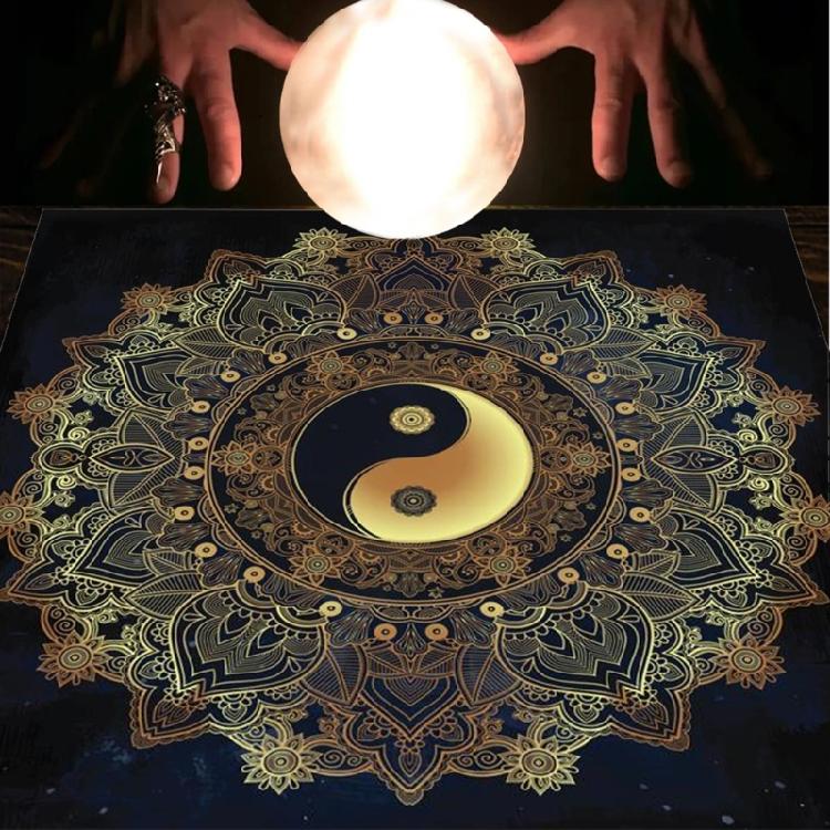 Metaphysical Game Mat Pendulum Divinations Altar Tablecloth Board Game Card Pad