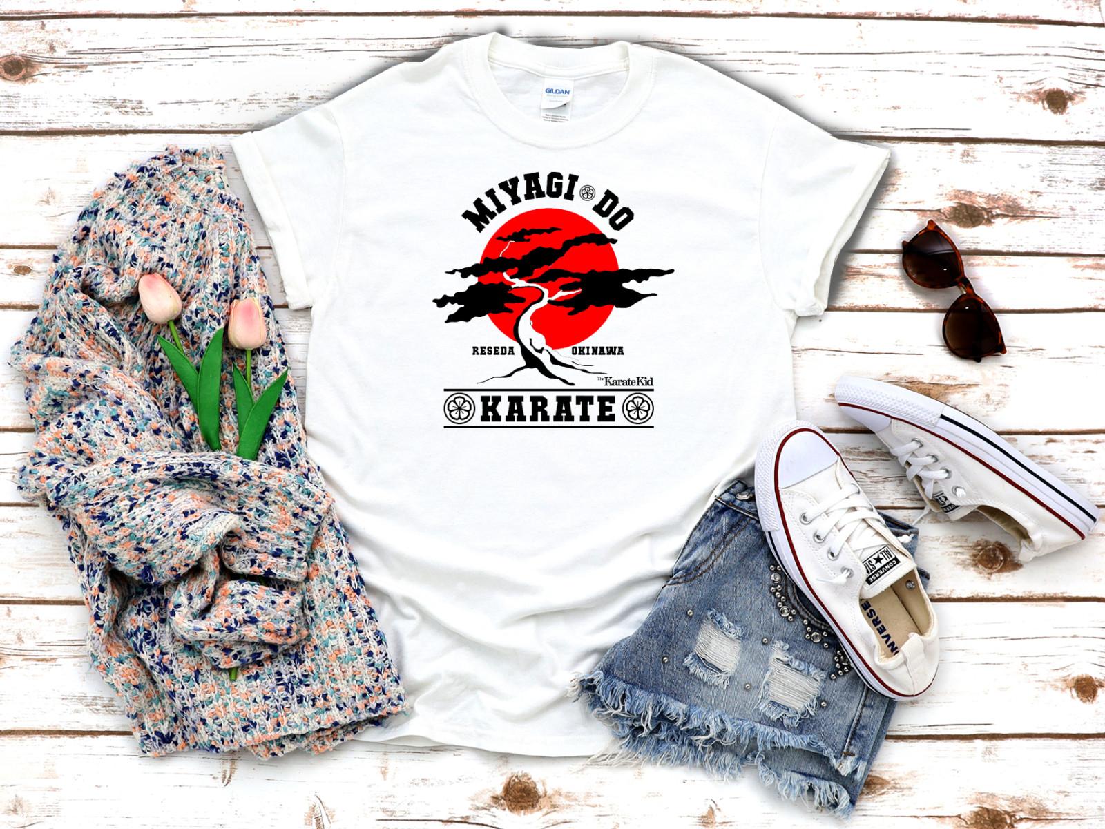 

26 MIYAGI-DO Karate Kid Sleeve White Men s T Shirt K987 Unisex T-Shirt XXXXL