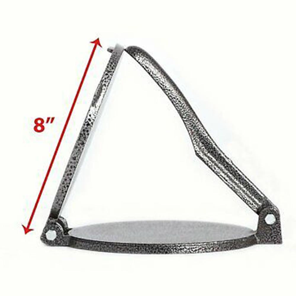 Aluminum Alloy Tortilla Press Folding Handle Flour Tool Baking Corn DIY Pie Tools Kitchen Accessories (Grey, 8in)