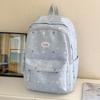 Schoolbag Japanese Star Printed Backpack Ins Style High Value Versatile Large Capacity Student Schoolbag Simple Casual Backpack