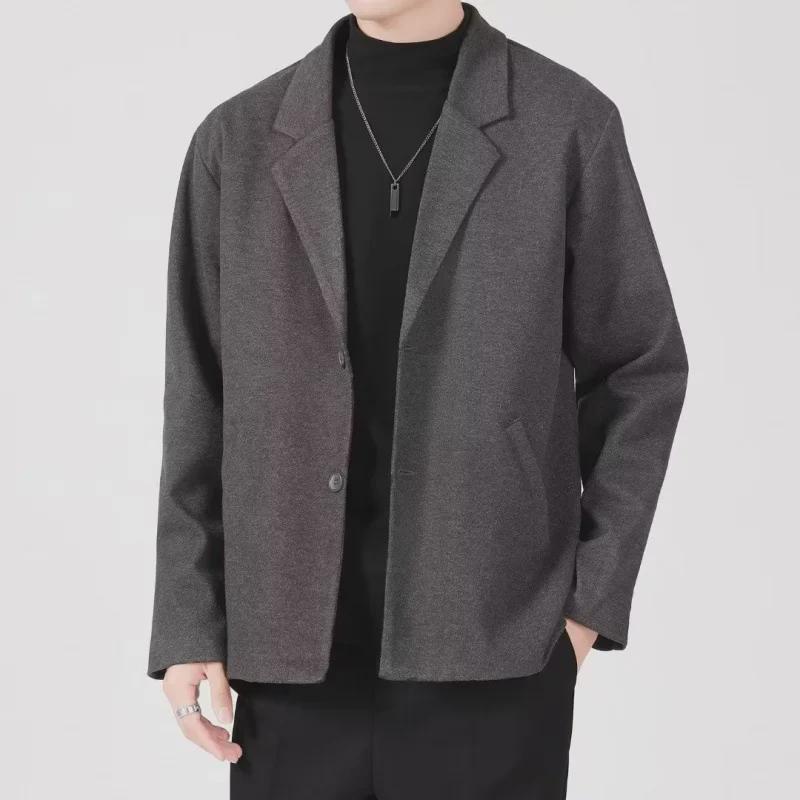 Pánské trendy ležérní sako v korejském stylu