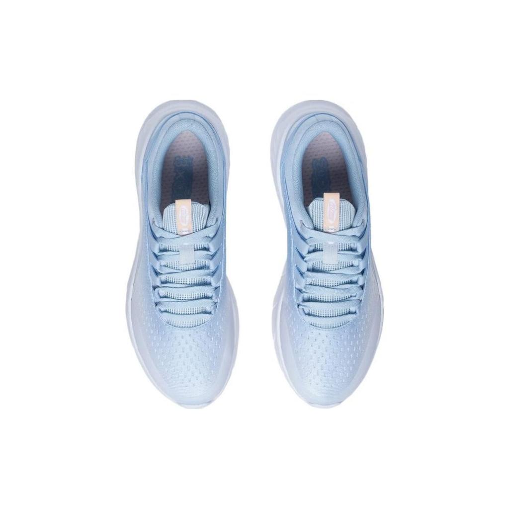 Li Ning EazGo Easy Adaptability Abrasion Resistant Breathable Low top Running Shoes Women's Blue White ARST036-3