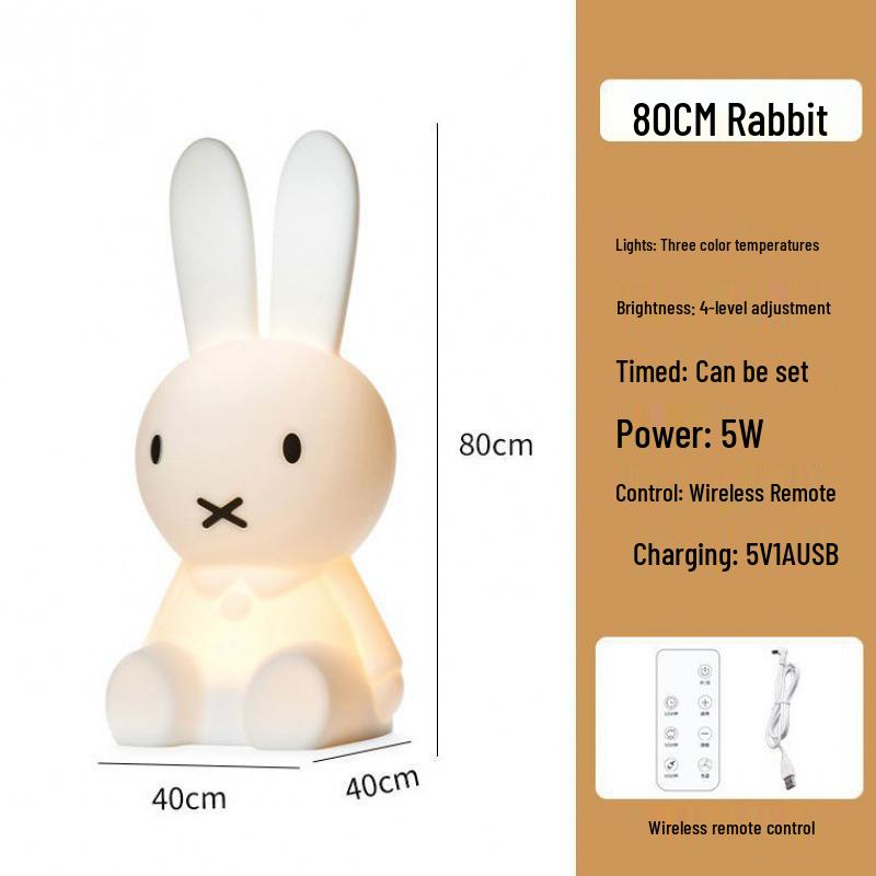 Children's Cartoon Night Light - Bedside Soft Glow Sleep Aid Lamp for Baby, Kid, and Girl's Room, Eye Protection, Energy Saving.
