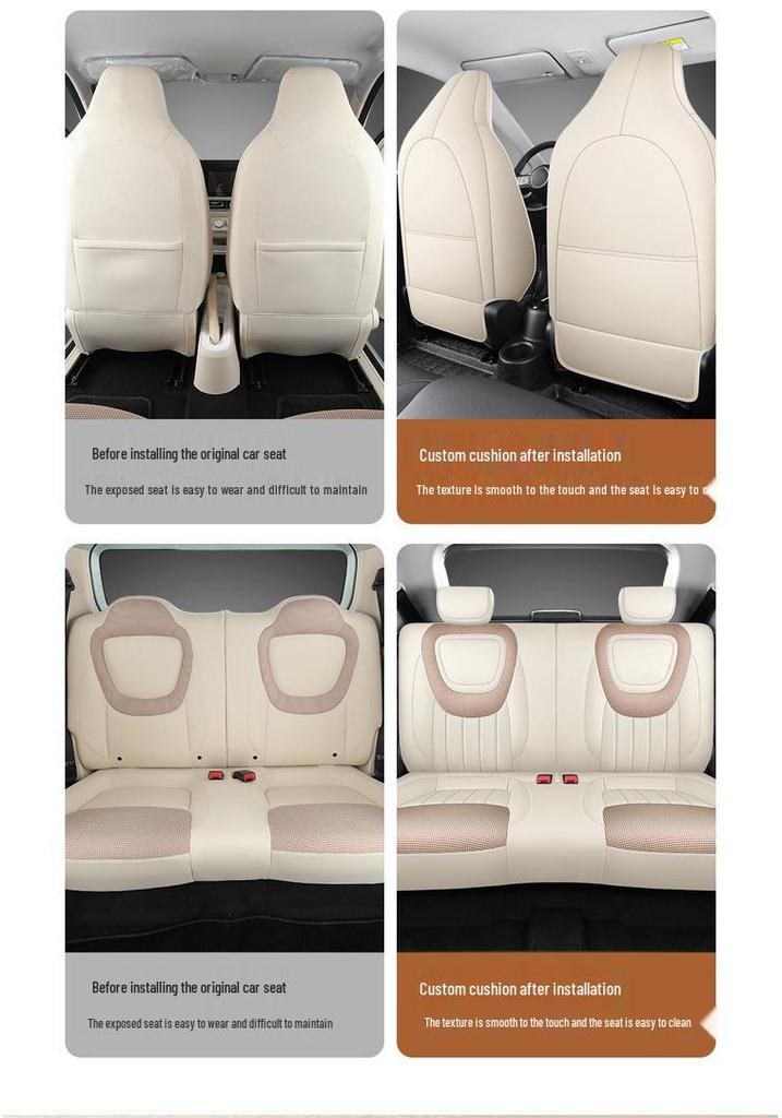 2024 Wuling Hongguang Mini Third Gen Full Coverage Cartoon Seat Cushions for Women