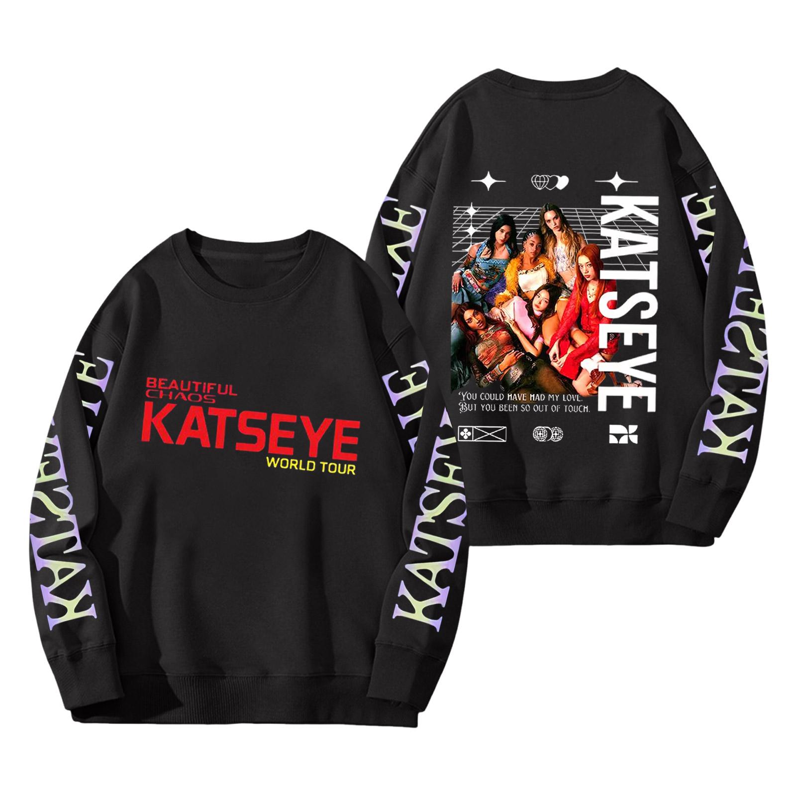 

Женский модный пуловер с длинным рукавом, принтом и круглым вырезом, свободного кроя L