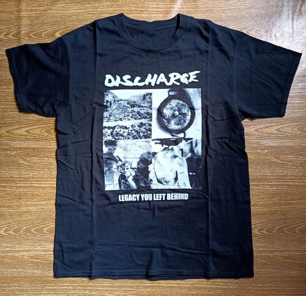 Discharge Band Legancy You Left Behind Shirt Classic Black Unisex S-5XL 1J0404 Unisex T-Shirt S