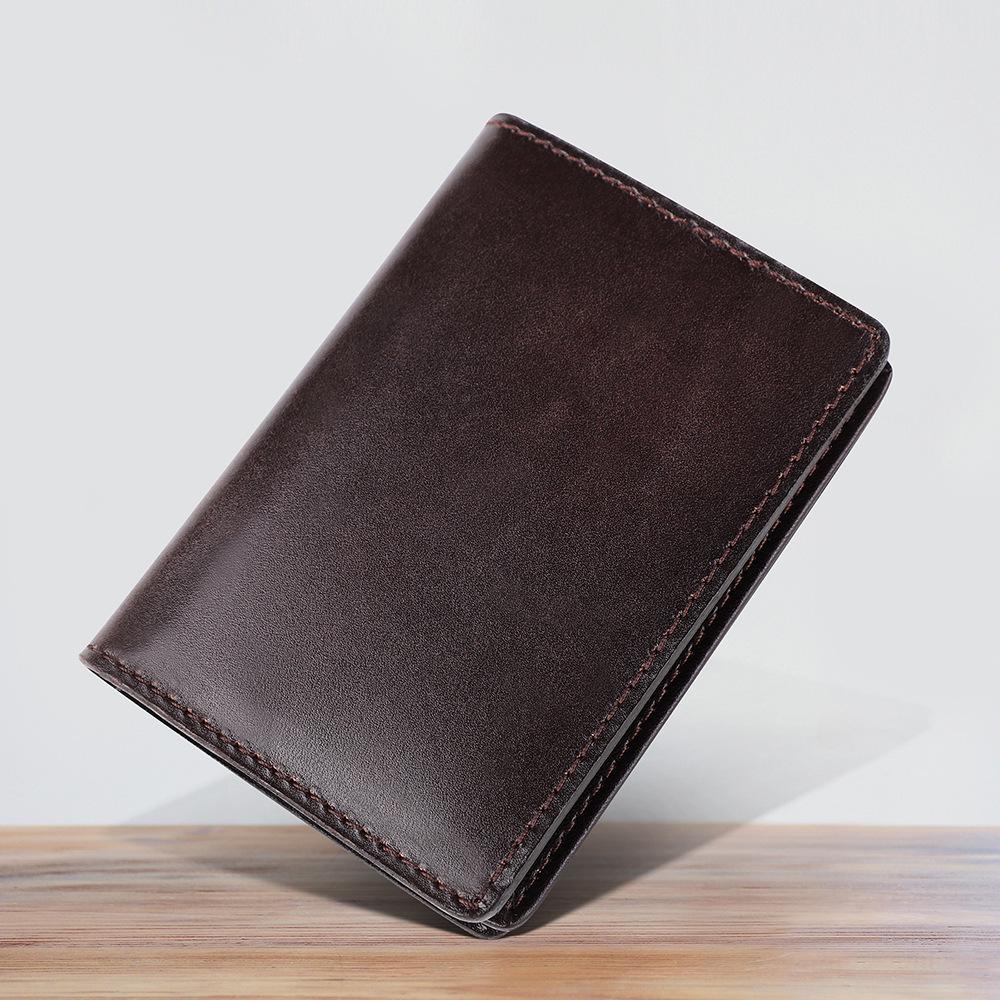 Unisex držák na řidičský průkaz z vícebarevné kůže s přihrádkami na karty