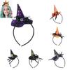High-quality Witch Hat Headband For Cosplay And Halloween Prop Wizard Party