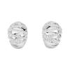 APM Monaco Hoop-shaped Exquisite Design Synthetic Cubic Zirconia Sterling Silver Earrings Women's Silver AE16596OX