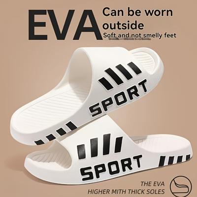 Unisex Weiche EVA-Hausschuhe, Rutschfeste Sandalen für drinnen und draußen, Einfarbige Freizeitschuhe für alle Jahreszeiten