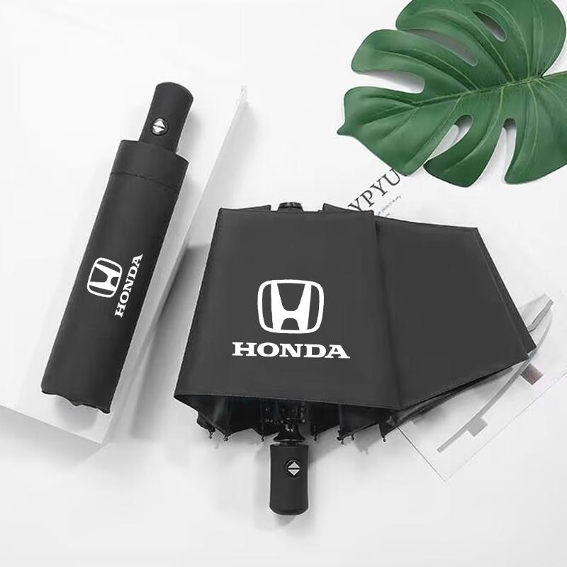 AAAKX1 Car Logo Automatic Folding Windproof Sunshade Umbrella For Honda Mercedes Benz Volkswagen Land Rover Cadillac Chevrolet Toyota