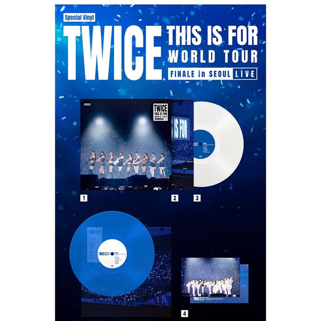 TWICE Special Vinyl THIS IS FOR WORLD TOUR FINALE In SEOUL New,Sealed / Pre-Order