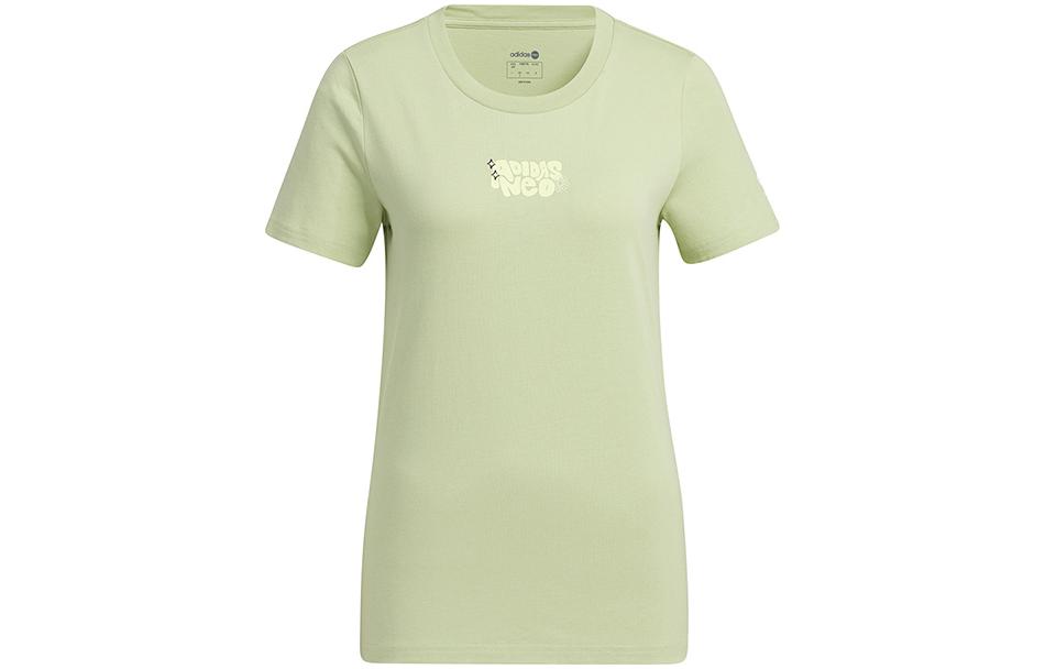 Adidas Neo T Shirt Women s Light Green HS6838 M
