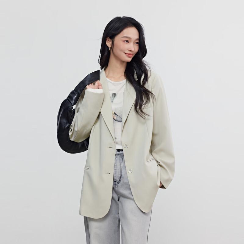 Elva  Island Women s Relaxed Lapel Blazer M