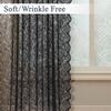 Phoenix Tail Warp Lace Window Screen Semi-Blackout Curtain Living Room Bedroom Retro Decoration