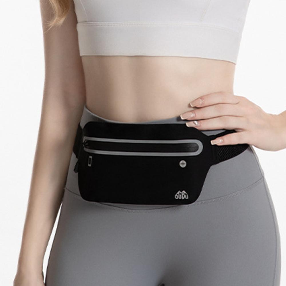 High Elastic Sport Mobile Waist Bag Close Fitting Sports Phone Bag Running Waist Bag  Men Women