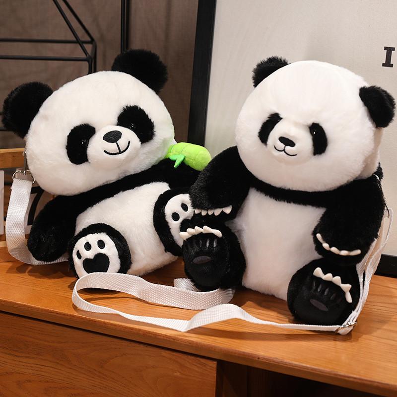 Adorable Plush Cartoon Panda Backpack For Kids Perfect For School And Play