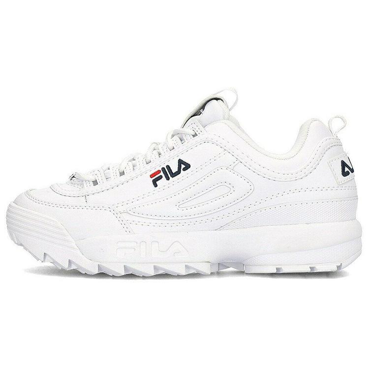 New FILA Disruptor Low top Running Shoes White Women's 1010302_1FG