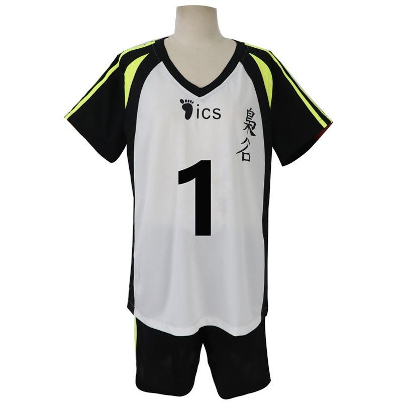 Volleyball less college jersey set cosplay animation periphery short sleeve basketball