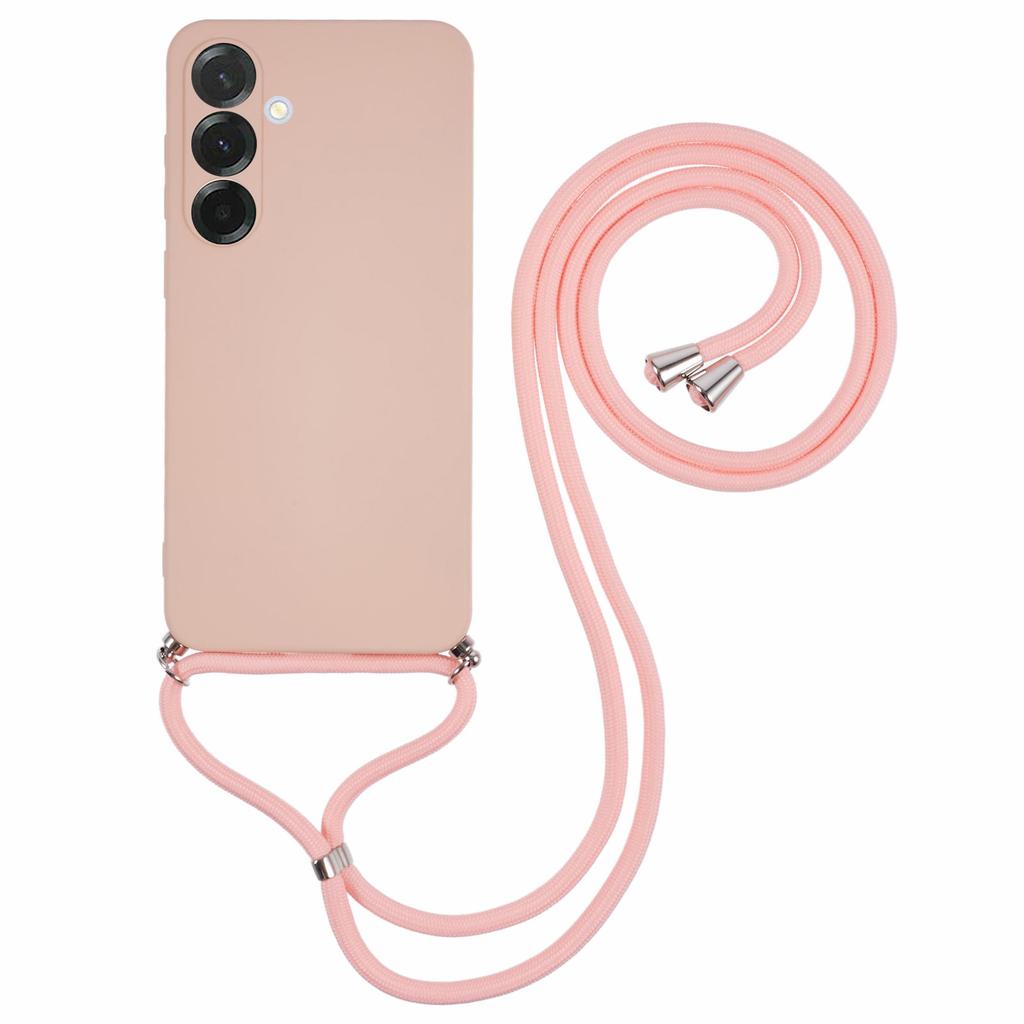 For Samsung Galaxy A36 5G Case Flexible TPU Fiber Lining Anti-Shock Crossbody Phone Cover