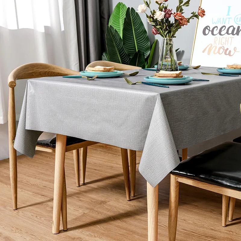 Plastic PVC Thick Rectangular Grid Moisture-Proof Pad Tablecloth – Waterproof & Oil-Resistant, Household Kitchen Table Cover Pad