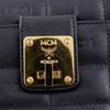 MCM Mini ChainShoulder Shoulder Bag Black Leather Women Used