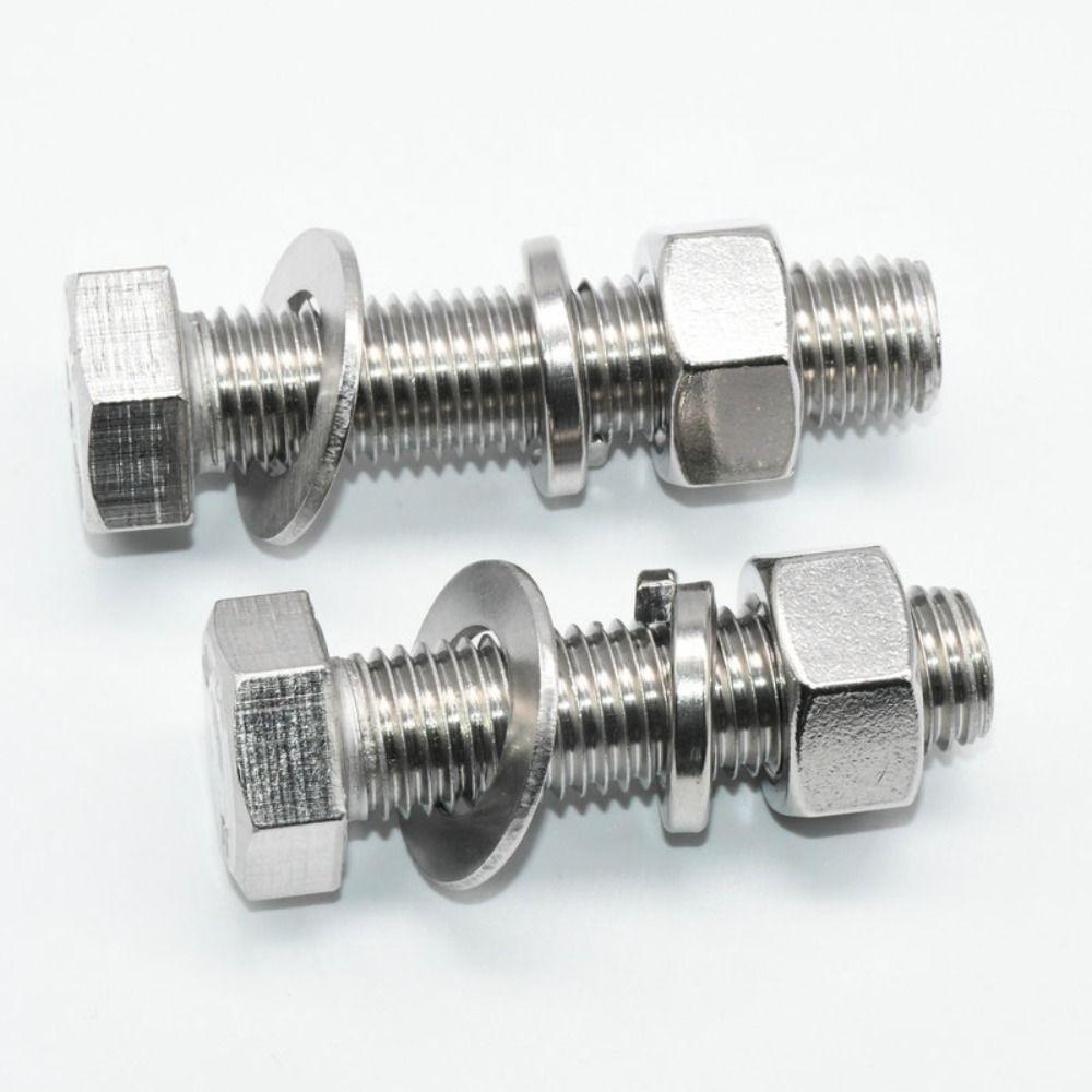 Spring Nut Hex Bolt Round Head Carriage Screw Truss Head 304 Stainless Steel Screw  Metal Working