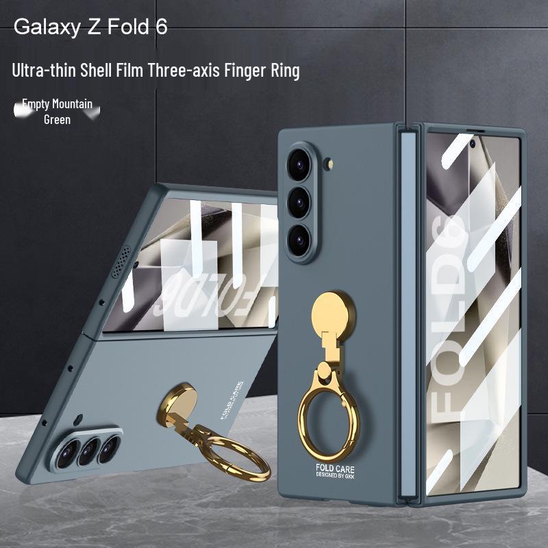 Schlanke faltbare Hülle mit Fingerring für Samsung Galaxy Z Fold6