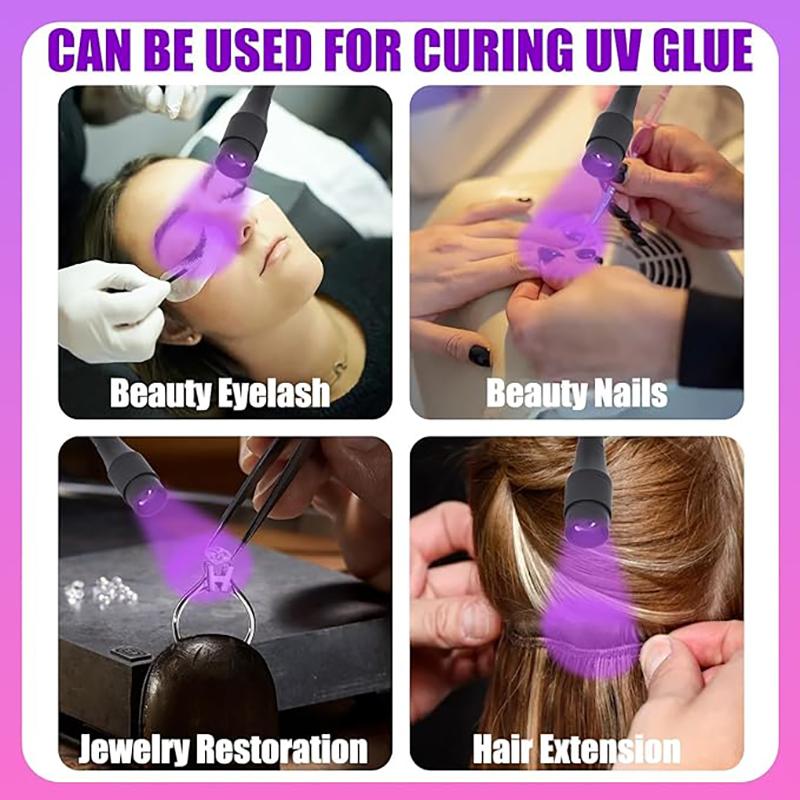 Floor Adjustable UV Eyelash Grafting Lamp Nail Drying Lamp Beauty Nail Special Lamp Beautiful Eyelash Extension Glue UV Curing