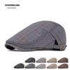 Washable Denim Duckbill Cap: Unisex Flat Cap & Newsboy Beret