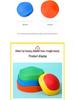 Colorful Sensory Balance Stones: Kindergarten River Crossing & Tactile Training Set