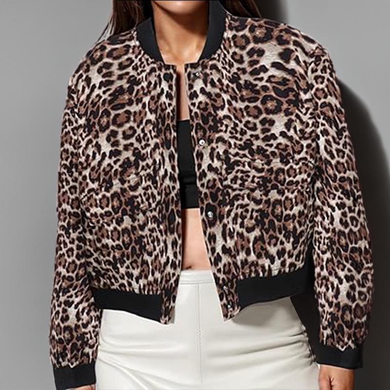 2025 Unisex Stand-up Collar Jacket with Large Pockets - Elegant Spring/Autumn Women's Outerwear